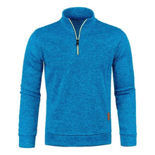 Load image into Gallery viewer, Men's Half Zipper Turtleneck Sweatshirt: Cozy and Stylish for Fall