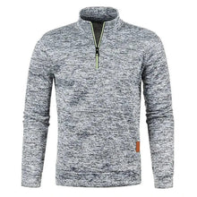 Load image into Gallery viewer, Men's Half Zipper Turtleneck Sweatshirt: Cozy and Stylish for Fall