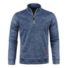 Load image into Gallery viewer, Men's Half Zipper Turtleneck Sweatshirt: Cozy and Stylish for Fall