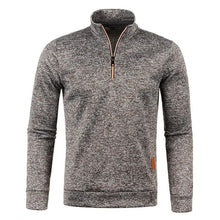 Load image into Gallery viewer, Men's Half Zipper Turtleneck Sweatshirt: Cozy and Stylish for Fall
