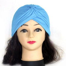 Load image into Gallery viewer, Autumn Winter Warm Headwear Soft Shine Silver Gold Lightweight Knot Twist Turban Headbands Cap Casual Streetwear Hats For Women