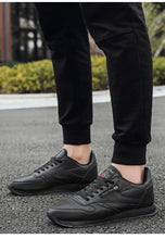Load image into Gallery viewer, Autumn Womens Mens Sneakers Black Fashion Vulcanized Shoes Lace-up Casual Flats Light Couple Fashion Sneakers Breathable Casual Comfortable Lightweight Sneakers