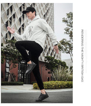 Load image into Gallery viewer, Autumn Womens Mens Sneakers Black Fashion Vulcanized Shoes Lace-up Casual Flats Light Couple Fashion Sneakers Breathable Casual Comfortable Lightweight Sneakers