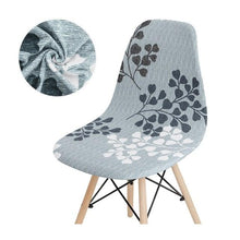 Load image into Gallery viewer, Avangarde Style Printed Seat Cover For Shell Chair Armless Shell Chair Cover Banquet Home Slipcover Elastic Removable Stretch High Back For Sofa Armchairs