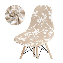 Load image into Gallery viewer, Avangarde Style Printed Seat Cover For Shell Chair Armless Shell Chair Cover Banquet Home Slipcover Elastic Removable Stretch High Back For Sofa Armchairs