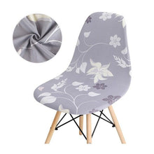 Load image into Gallery viewer, Avangarde Style Printed Seat Cover For Shell Chair Armless Shell Chair Cover Banquet Home Slipcover Elastic Removable Stretch High Back For Sofa Armchairs