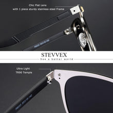 Load image into Gallery viewer, New Luxury Elegent Polarized Square Sunglasses Temples Sun Glasses for Men and Women With UV400 Protection