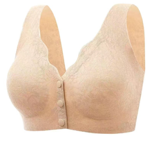 Load image into Gallery viewer, Elza Front Button Nursing Bra for Women (One Piece) - # NURSGEA11210108
