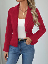 Load image into Gallery viewer, Women's Slim Fit Solid Color Blazer – French Style Long Sleeve Jacket