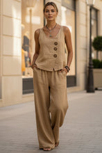 Load image into Gallery viewer, Women's Sleeveless Tank Top & Pants Two-Piece Set