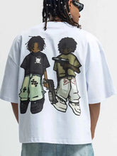 Load image into Gallery viewer, Men's Cartoon Round Neck Half Sleeve T-Shirt