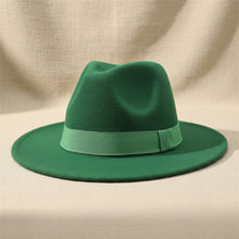 Load image into Gallery viewer, Wide Brim Bell Crown Wool Hat – Unisex Sun & Warmth Hat