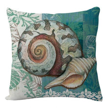 Load image into Gallery viewer, Mandotos Sea Turtle Printed Cushion Covers Linen Throw Pillow Cases For Home Decor Sofa Chair