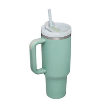 Load image into Gallery viewer, 40 Oz Tumbler With Handle Straw Insulated, Stainless Steel Spill Proof Vacuum Coffee Cup Tumbler With Lid Tapered Mug Gifts For Valentine Lover Suitable For Car Gym Office Travel