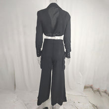 Load image into Gallery viewer, Women's Plus Size Wide Leg Elegant Pant Set