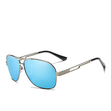 Load image into Gallery viewer, Luxury NEW Model Business Men Square Polarized Sunglasses Male Eyewear Aviation Alloy Frame With UV400 Protection and High Quality Metal Frame