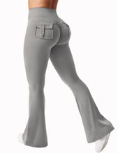 Load image into Gallery viewer, 🖤 Women's High-Waisted Cargo Pocket Workout Leggings