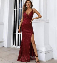 Load image into Gallery viewer, New Host Banquet Temperament Prom Evening Dress Long
