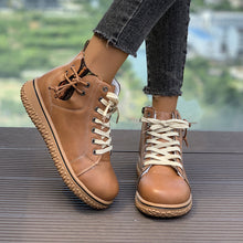 Load image into Gallery viewer, FitiqueFit Women’s Flat Heel Martin Boots