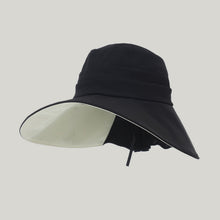 Load image into Gallery viewer, Women's Wide-Brim Striped Sun Hat | Lightweight Outdoor UV Protection