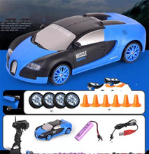 Load image into Gallery viewer, 2.4G Drift Rc Car 4WD RC Drift Car Toy Remote Control GTR Model AE86 Vehicle Car RC Racing Car Toy For Children Christmas Gifts