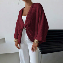 Load image into Gallery viewer, Women’s Criss Cross Knit Sweater
