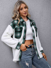 Load image into Gallery viewer, Timeless Modern Plaid Collared Neck Button Down Jacket Casual Simple Jacket For Women Classic Jacket