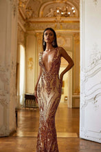 Load image into Gallery viewer, Female Creative V-neck Heavy Industry Dress
