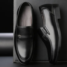 Load image into Gallery viewer, Boys Men's Black Leather Formal Shoes - # BOAA73210006