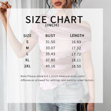 Load image into Gallery viewer, Women’s Tie-Dye One-Shoulder Mesh Ruched Top – Asymmetrical Stretch Tee for Going Out