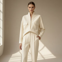 Load image into Gallery viewer, Women's Casual Polyester Top & Pants Co-ord Set