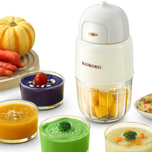 Load image into Gallery viewer, Baby Food Maker | Baby Food Blender | Baby Food Processor | For Baby | Food, Fruit, Vegetable, Meat Baby Food Puree Maker | Make Fresh and Nutritious Meals for Your Little One | White - # BAGE211710102