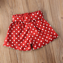 Load image into Gallery viewer, Baby Girl Summer Bowknot Crop Top & Polka Dot Shorts - # BAAA51210058 & GIAA212310022