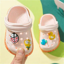 Load image into Gallery viewer, Baby Hole Shoes Summer New Children Nice Non-Slip Soft Floor Boys Girls Beach Sandals Clogs for Boys and Girls Non-Slip Breathable Kids Clogs Garden High Elasticity Kids Sandals Indoor Outdoor Waterproof Beach Sandals