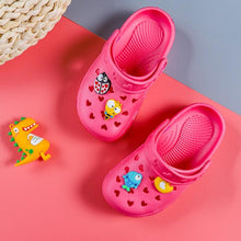 Load image into Gallery viewer, Baby Hole Shoes Summer New Children Nice Non-Slip Soft Floor Boys Girls Beach Sandals Clogs for Boys and Girls Non-Slip Breathable Kids Clogs Garden High Elasticity Kids Sandals Indoor Outdoor Waterproof Beach Sandals