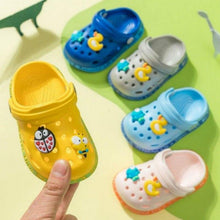 Load image into Gallery viewer, Baby Hole Shoes Summer New Children Nice Non-Slip Soft Floor Boys Girls Beach Sandals Clogs for Boys and Girls Non-Slip Breathable Kids Clogs Garden High Elasticity Kids Sandals Indoor Outdoor Waterproof Beach Sandals
