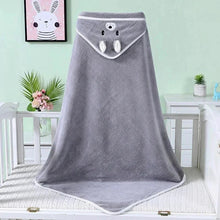 Load image into Gallery viewer, Baby Hooded Bath Towels Cartoon Animal Newborn Soft Towel Blanket Toddler Bathrobe Warm Sleeping Swaddle Wrap for Boys Girls