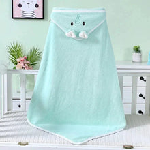 Load image into Gallery viewer, Baby Hooded Bath Towels Cartoon Animal Newborn Soft Towel Blanket Toddler Bathrobe Warm Sleeping Swaddle Wrap for Boys Girls