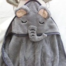 Load image into Gallery viewer, Baby Hooded Bath Towels Cartoon Animal Newborn Soft Towel Blanket Toddler Bathrobe Warm Sleeping Swaddle Wrap for Boys Girls