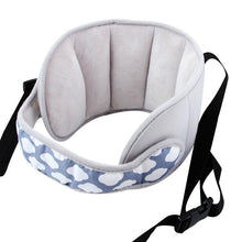 Load image into Gallery viewer, Baby Kids Adjustable Safety Car Seat pillow Head Support Fixed Soft Sleeping Pillows Neck Protection Headrest Sleep Positioners Child Head Support for Car Seats Safe Comfortable Head & Neck Pillow Support Solution for Front Facing Car Seats