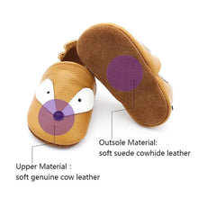 Load image into Gallery viewer, Baby Shoes Leather Newborn Booties For Babies Baby Infant Toddler Moccasins Shoes