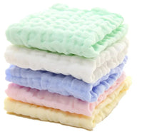 Load image into Gallery viewer, Baby Washcloths - Natural Cotton Baby Wipes - Soft Newborn Face Towel and Washcloth for Sensitive Skin, Registry as Shower, 5 P