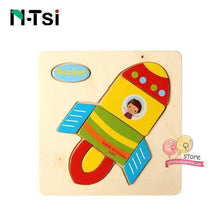 Load image into Gallery viewer, Baby Wooden Puzzle Toys for Toddlers Developing Educational Kids Toys For Children Game Cartoon Animal Gift 3 Years