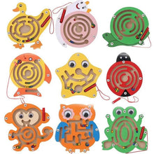Load image into Gallery viewer, Baby Wooden Toy for Children Magnetic Maze Balance Board Wood game , Maze Puzzle baby Toys 0-12Months