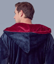 Load image into Gallery viewer, Men’s Robe with Hood – Ultra-Soft Plush Comfort for Everyday Use