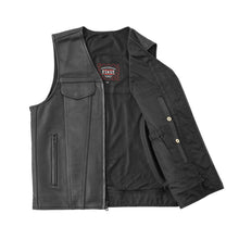 Load image into Gallery viewer, Badlands Men's Motorcycle Leather Vest