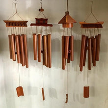 Load image into Gallery viewer, Bamboo Wind Chimes Pendant Balcony Outdoor Yard Garden Home Handmade Craft Wind Chimes With Rotating Hook Outdoor Decor Wind Chimes for Garden Patio Yard Home Antique Tubes Bell Handmade Wind Chime Wall Hanging Crafts Gift