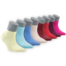 Load image into Gallery viewer, Women’s Bamboo Ankle Socks 8-Pack - 598