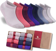 Load image into Gallery viewer, Women’s Bamboo Ankle Socks 8-Pack - 629