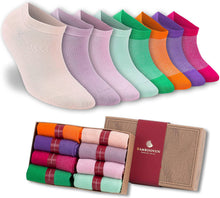 Load image into Gallery viewer, Women’s Bamboo Ankle Socks 8-Pack - 620
